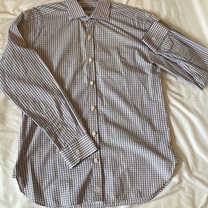 Dunhill London engineered fit dress shirt